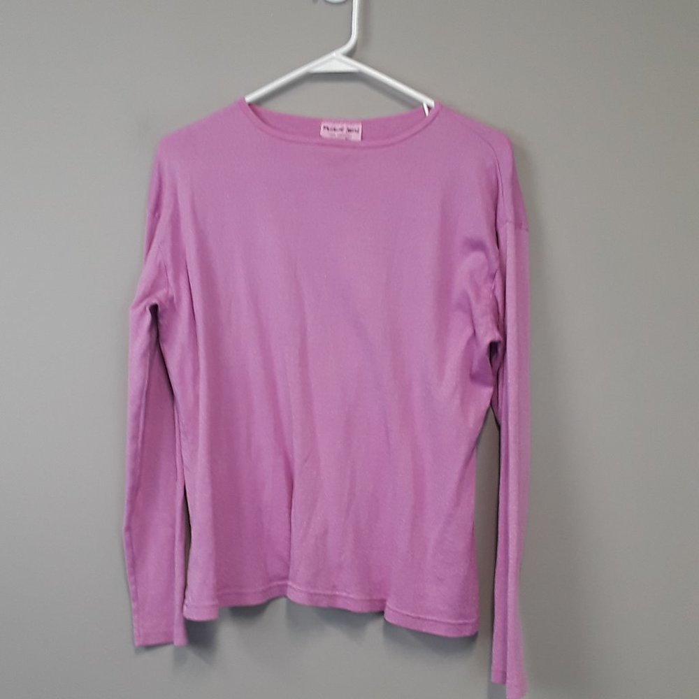 Anthropologie Michael Stars Pink Knit Top - Picture 1 of 7
